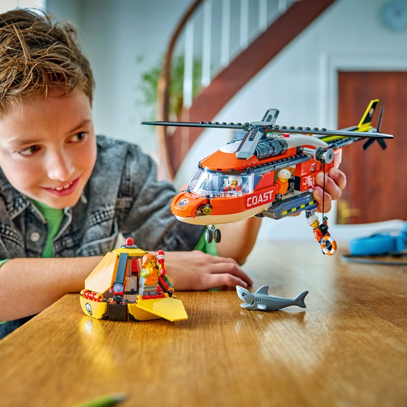 LEGO City Hubschrauber der Küstenwache 60503, Bild 3 von 4